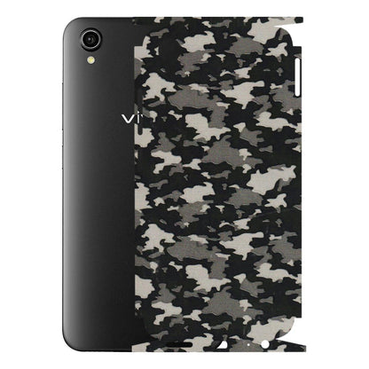 VIVO Y Series Phone Skins (All Models) - Black/Grey Camoflaunge - 3D Embossed Finish (L-142) Vivo Y90