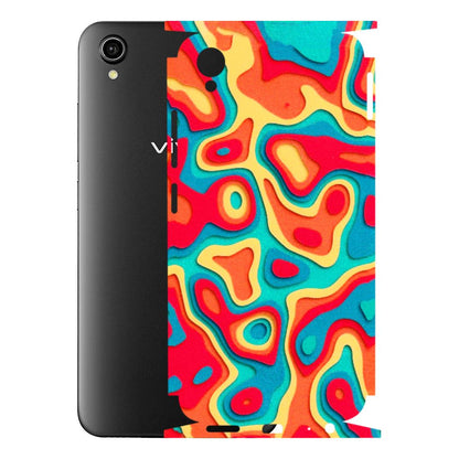 VIVO Y Series Phone Skins (All Models) - Abstract Swirl - 3D Embossed Finish (L-150) Vivo Y90