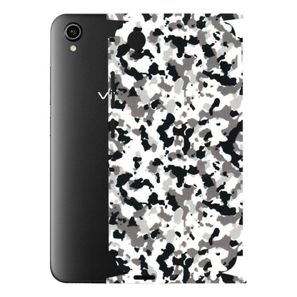VIVO Y Series Phone Skins (All Models) - White Black Camouflage - 3D Embossed Finish (L-18) Vivo Y90