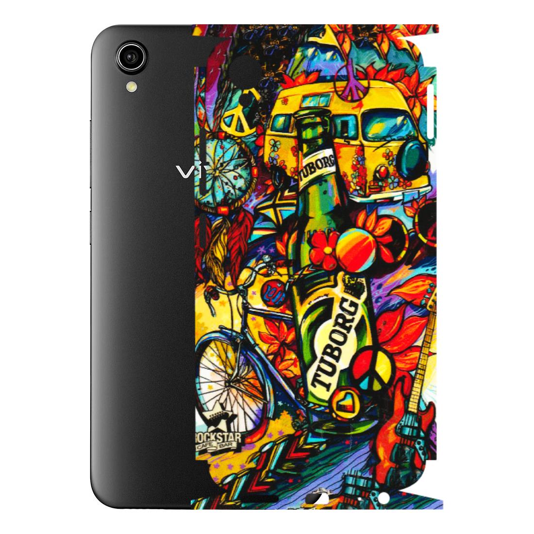 VIVO Y Series Phone Skins (All Models) - Cool Beer Bottle - 3D Embossed Finish (L-193) Vivo Y90