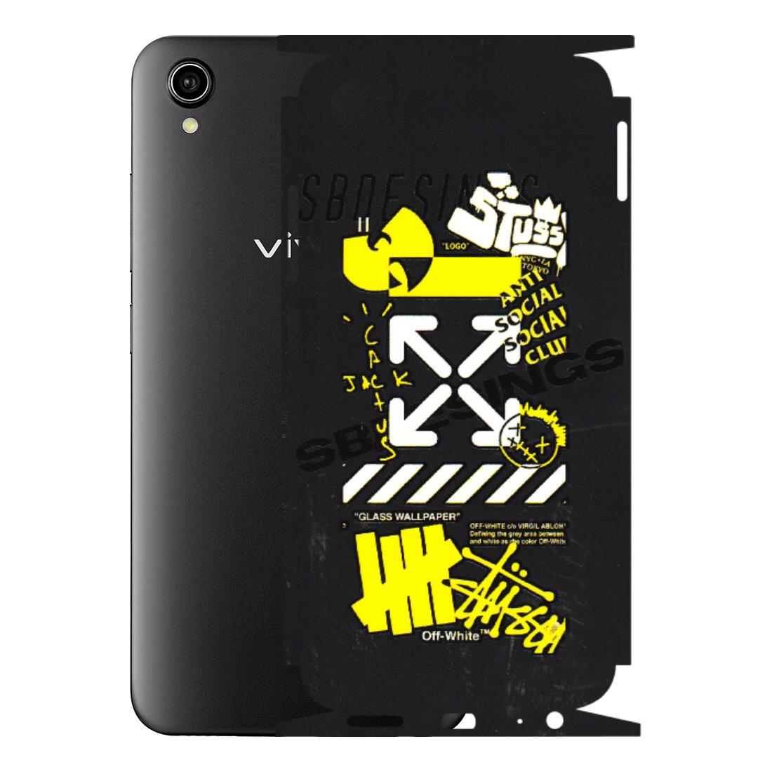 VIVO Y Series Phone Skins (All Models) - Anti Social Graffiti - 3D Embossed Finish (L-198) Vivo Y90
