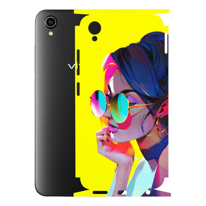 VIVO Y Series Phone Skins (All Models) - Bold Stylish Girl - 3D Embossed Finish (L-222) Vivo Y90