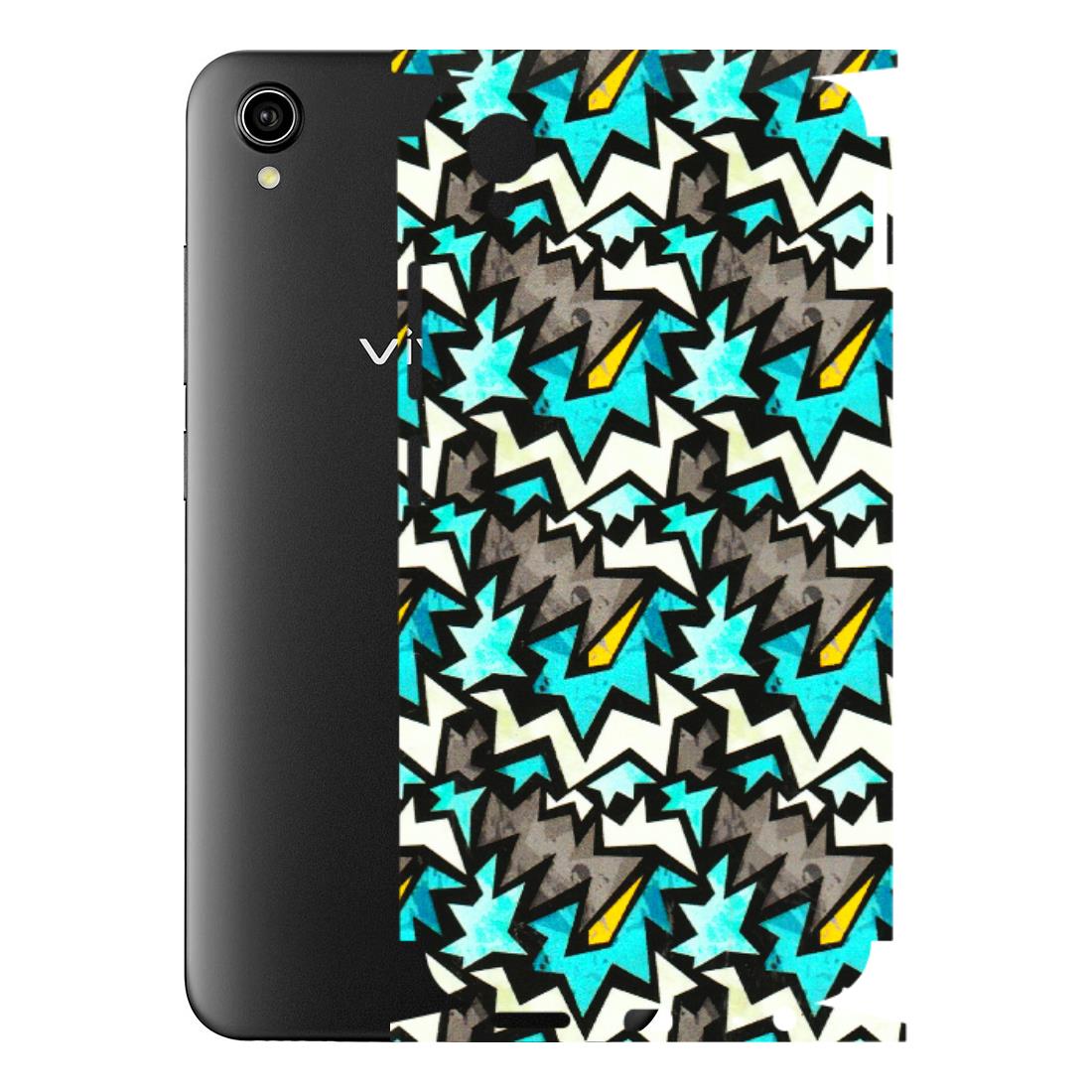 VIVO Y Series Phone Skins (All Models) - Funky Zig Zag - 3D Embossed Finish (L-223) Vivo Y90