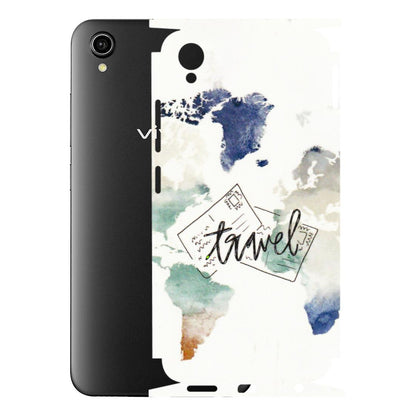 VIVO Y Series Phone Skins (All Models) - Travel The World - 3D Embossed Finish (L-232) Vivo Y90