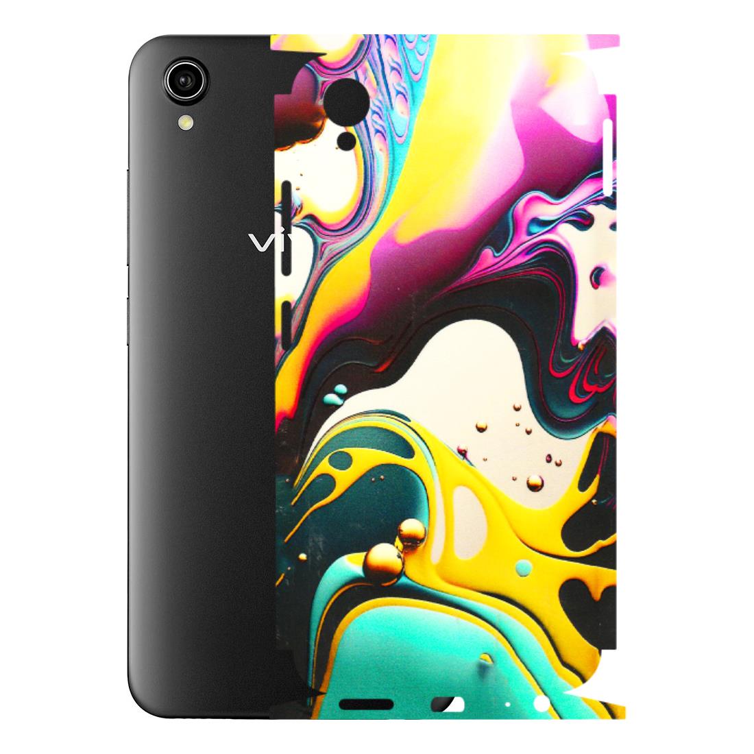 VIVO Y Series Phone Skins (All Models) - Multicolor Abstract pattern - 3D Embossed Finish (L-254) Vivo Y90