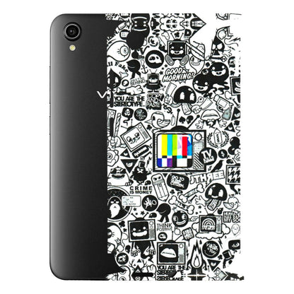 VIVO Y Series Phone Skins (All Models) - Doodles Positive Art - 3D Embossed Finish (L-263) Vivo Y90