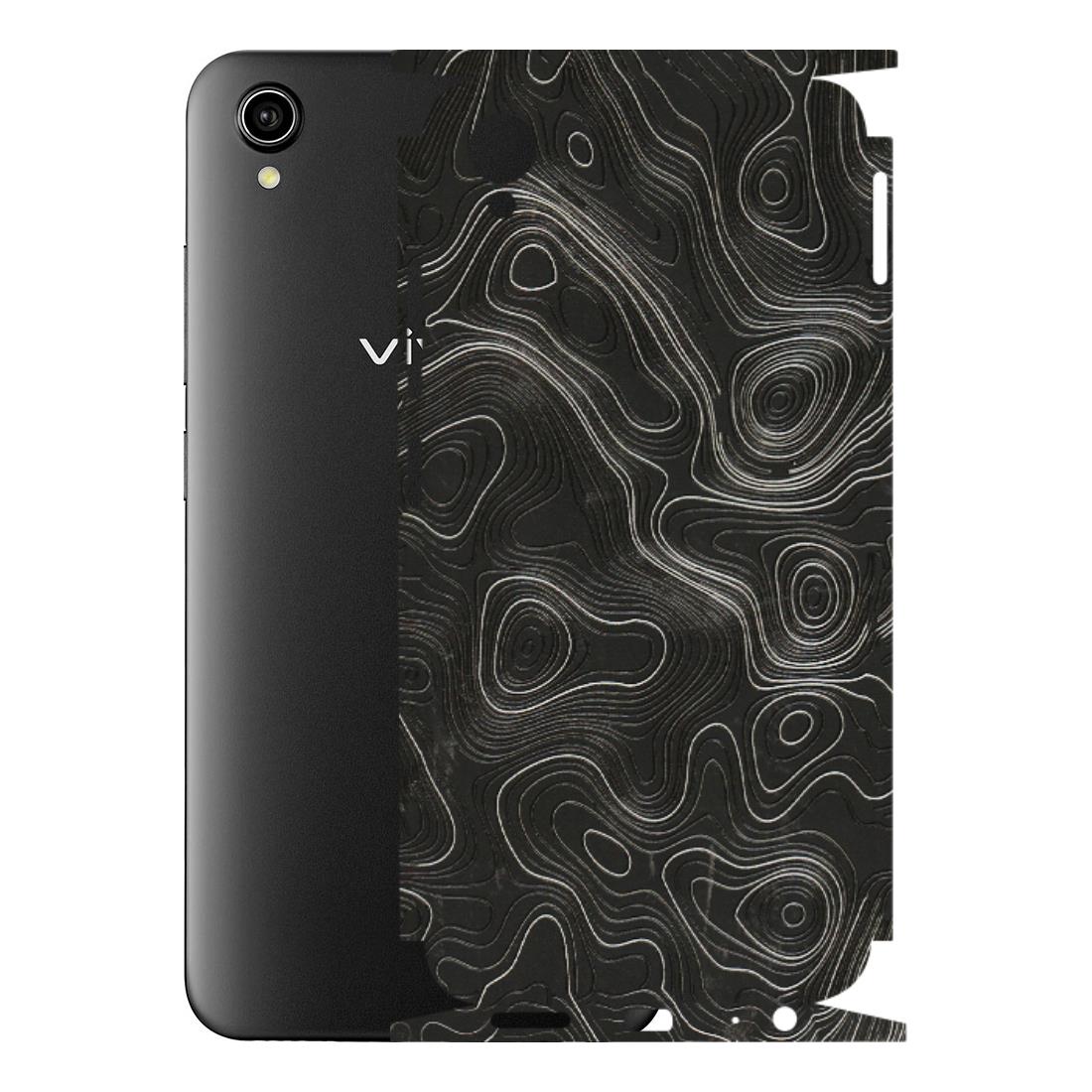 VIVO Y Series Phone Skins (All Models) - Abstract White Line Map - 3D Embossed Finish (L-269) Vivo Y90