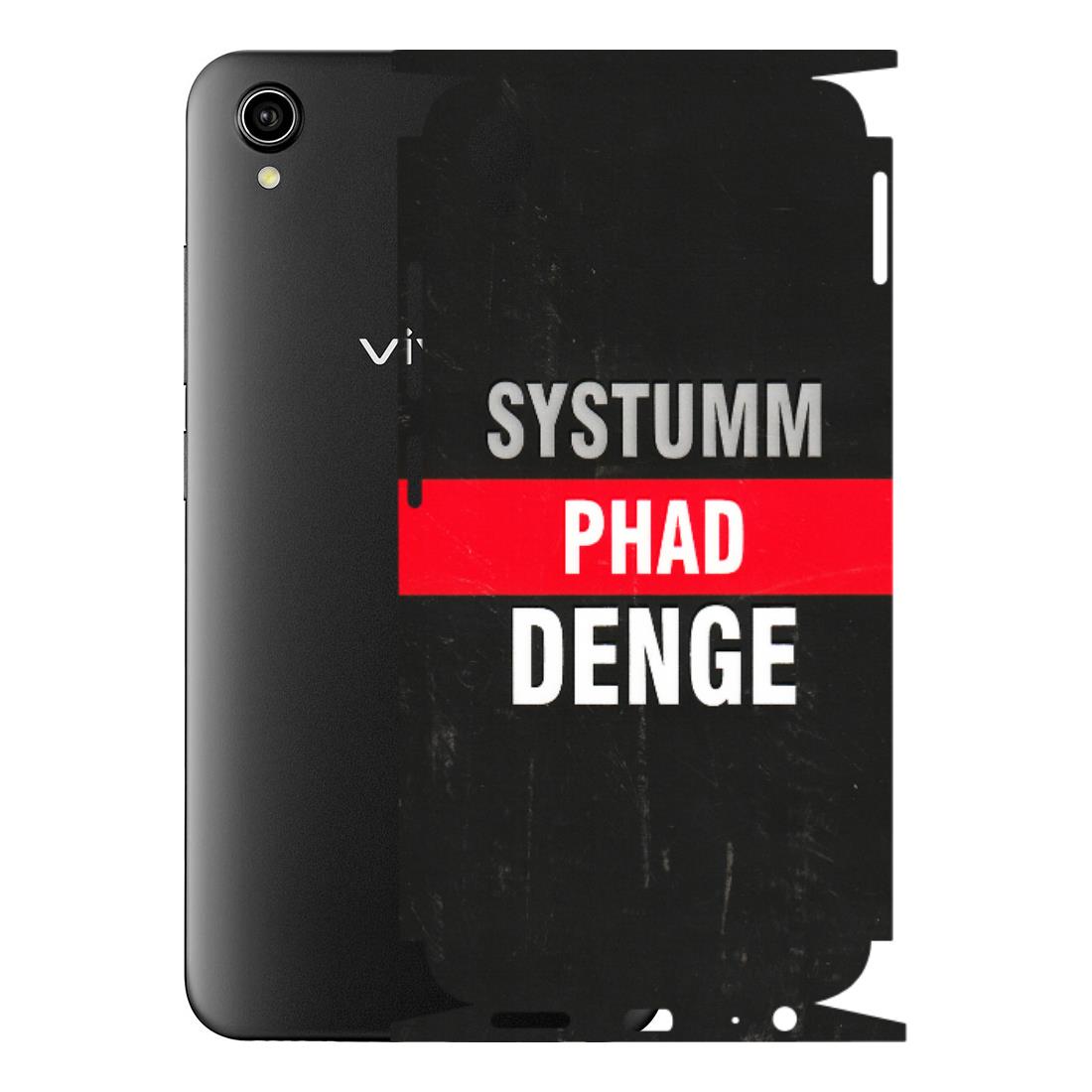 VIVO Y Series Phone Skins (All Models) - Systumm Phad Denge - 3D Embossed Finish (L-278) Vivo Y90