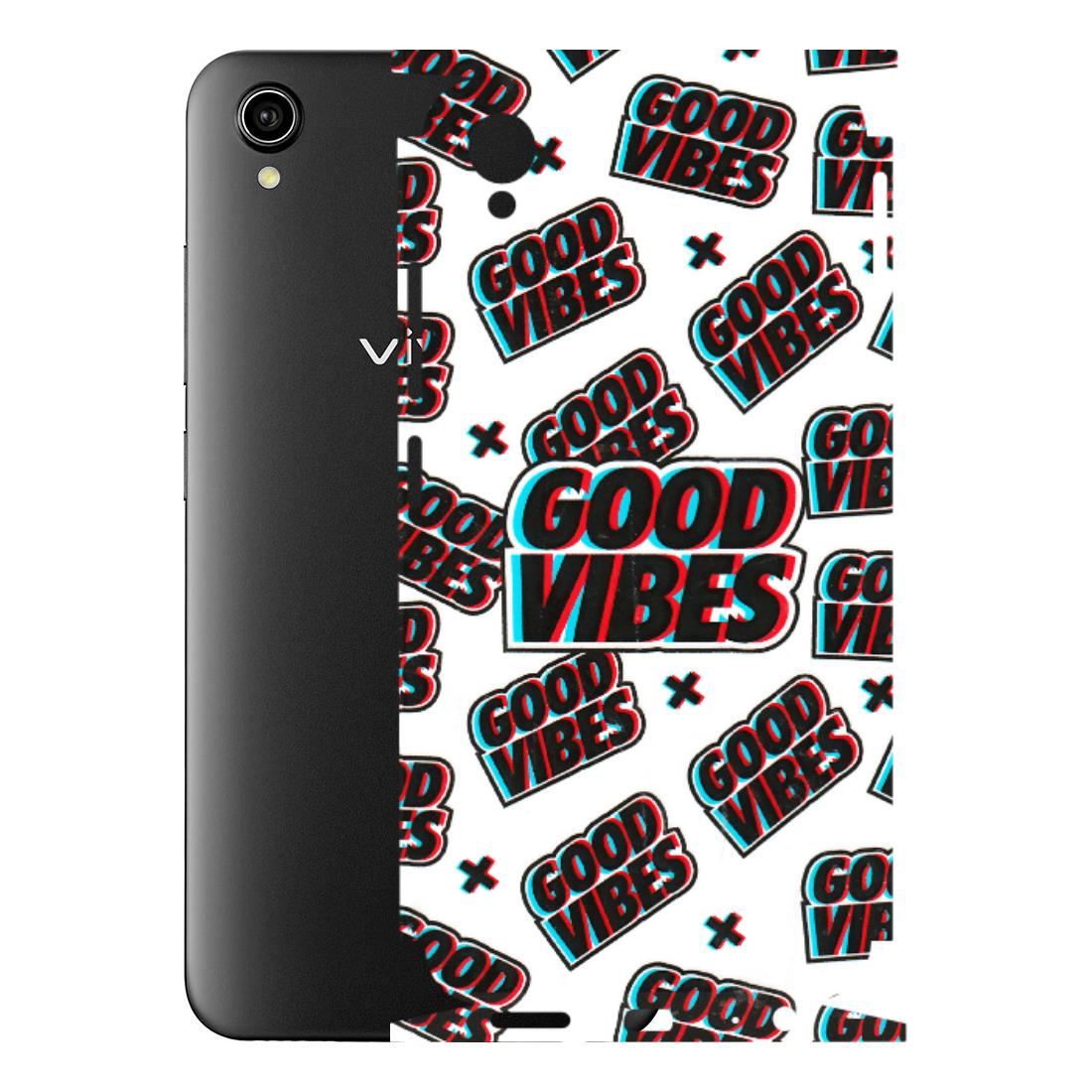 VIVO Y Series Phone Skins (All Models) - Good Vibes - 3D Embossed Finish (L-282) Vivo Y90