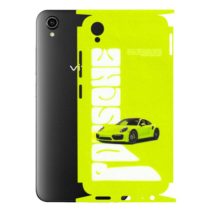 VIVO Y Series Phone Skins (All Models) - Lime Green Porche - 3D Embossed Finish (L-30) Vivo Y90