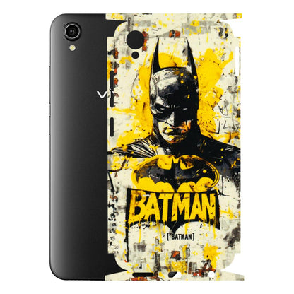 VIVO Y Series Phone Skins (All Models) - Batman Yellow BT - 3D Embossed Finish (L-304) Vivo Y90