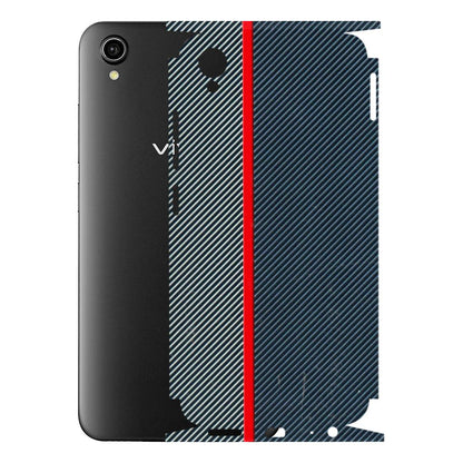 VIVO Y Series Phone Skins (All Models) - Blue Sober Lines - 3D Embossed Finish (L-305) Vivo Y90