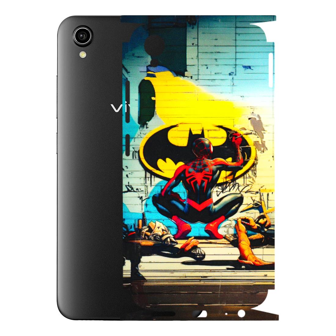 VIVO Y Series Phone Skins (All Models) - New Spiderman Bat Logo - 3D Embossed Finish (L-309) Vivo Y90
