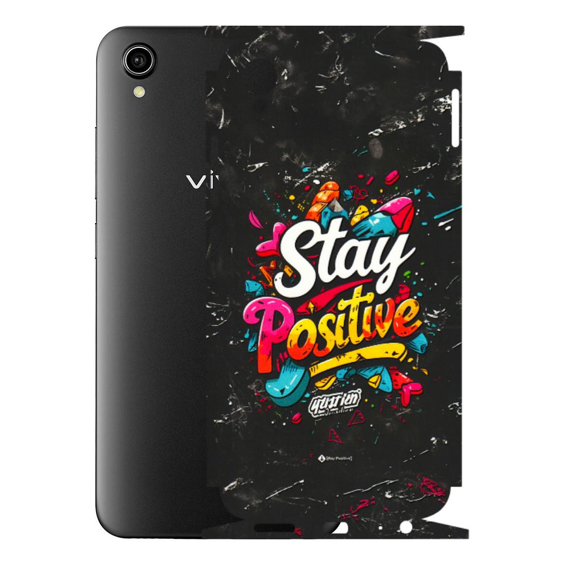 VIVO Y Series Phone Skins (All Models) - Stay Positive Black - 3D Embossed Finish (L-31) Vivo Y90