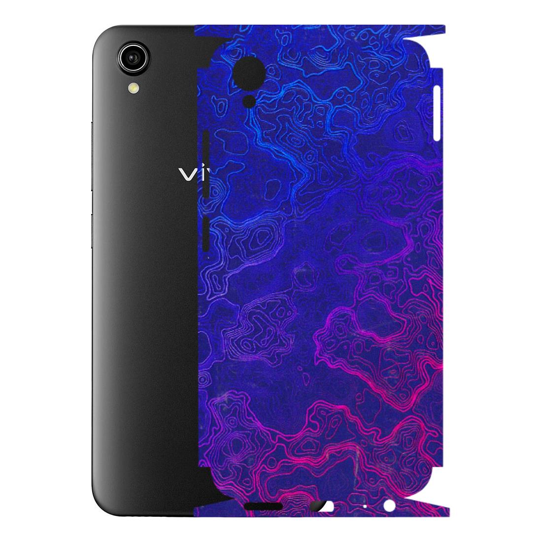 VIVO Y Series Phone Skins (All Models) - Purple Ripples Swirl - 3D Embossed Finish (L-314) Vivo Y90