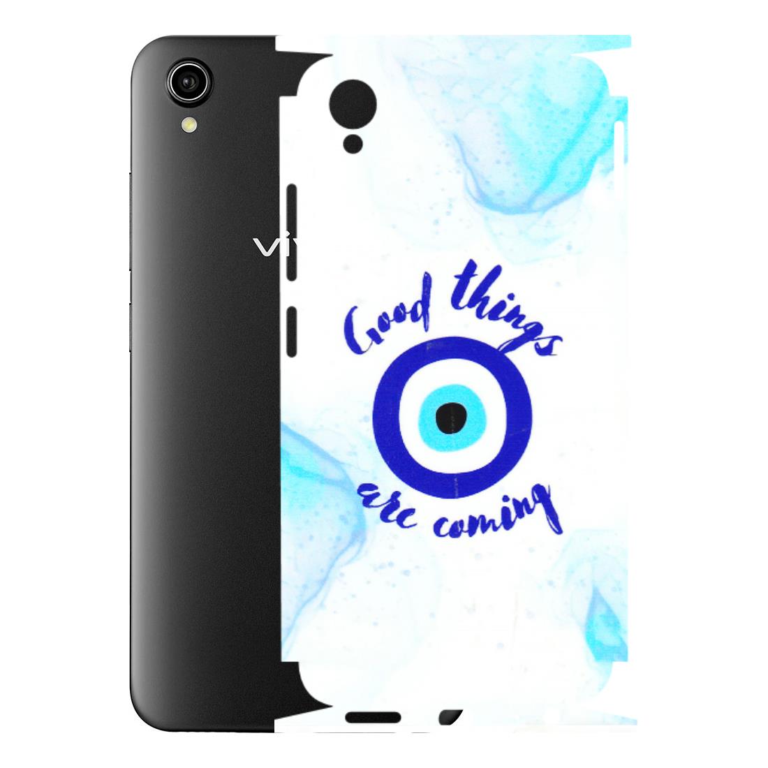 VIVO Y Series Phone Skins (All Models) - Evil Eye Good Things Are Coming - 3D Embossed Finish (L-322) Vivo Y90