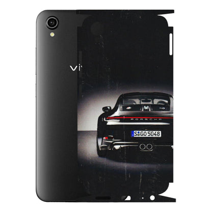 VIVO Y Series Phone Skins (All Models) - New Black Porsche GT3 - 3D Embossed Finish (L-327) Vivo Y90