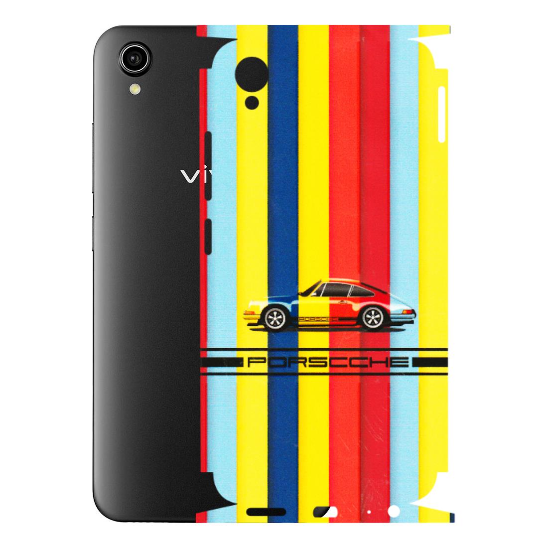 VIVO Y Series Phone Skins (All Models) - Multicolour Porche - 3D Embossed Finish (L-39) Vivo Y90