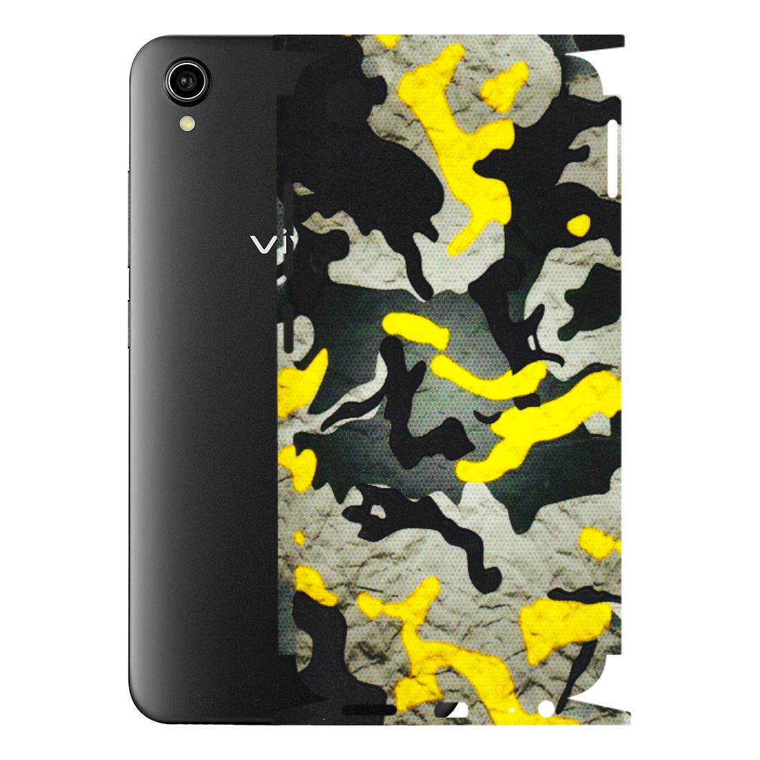 VIVO Y Series Phone Skins (All Models) - Yellow Camouflage - 3D Embossed Finish (L-61) Vivo Y90