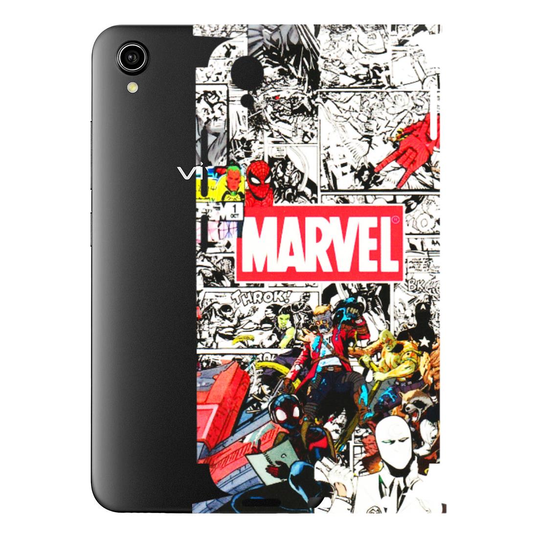 VIVO Y Series Phone Skins (All Models) - Marvel Colorful Comic - 3D Embossed Finish (L-64) Vivo Y90