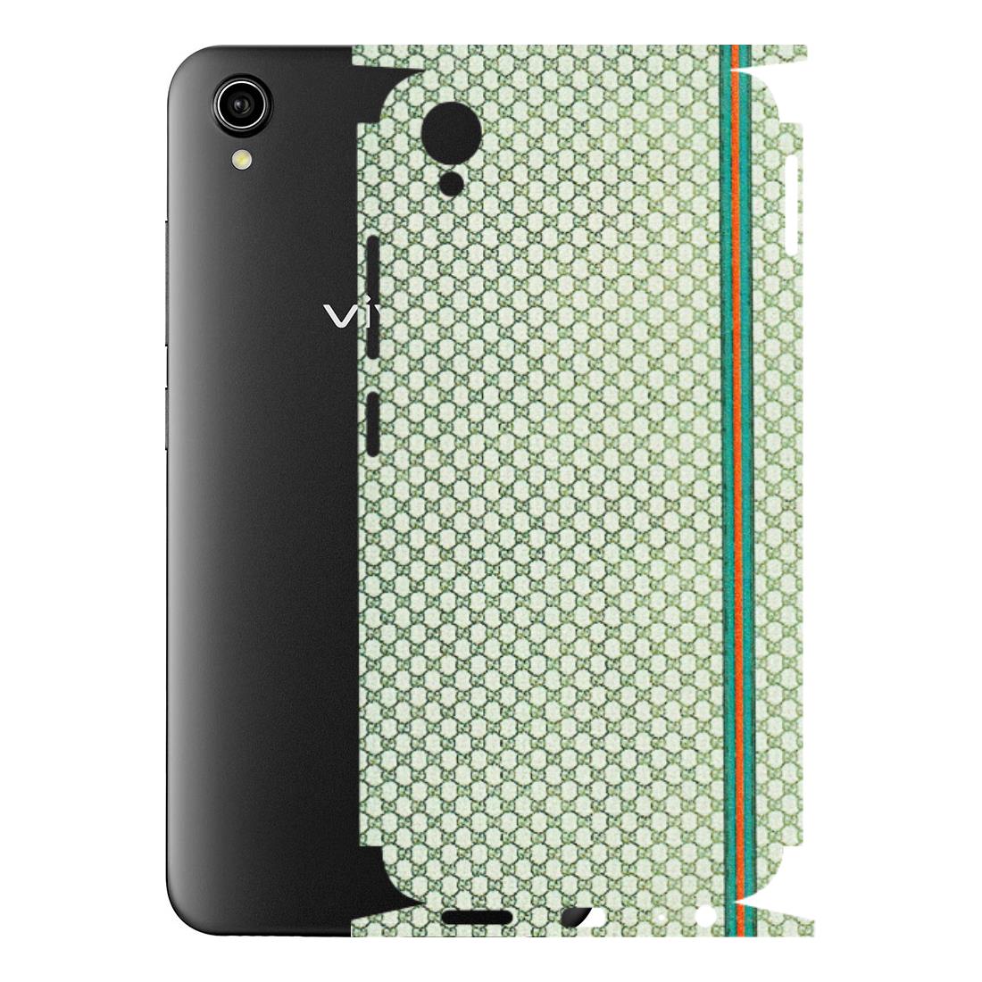 VIVO Y Series Phone Skins (All Models) - Gucci Fabric Pattern - 3D Embossed Finish (L-73) Vivo Y90