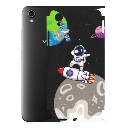 VIVO Y Series Phone Skins (All Models) - Astronaut Vibing Toon Running - Matte Finish (M-39) Vivo Y90