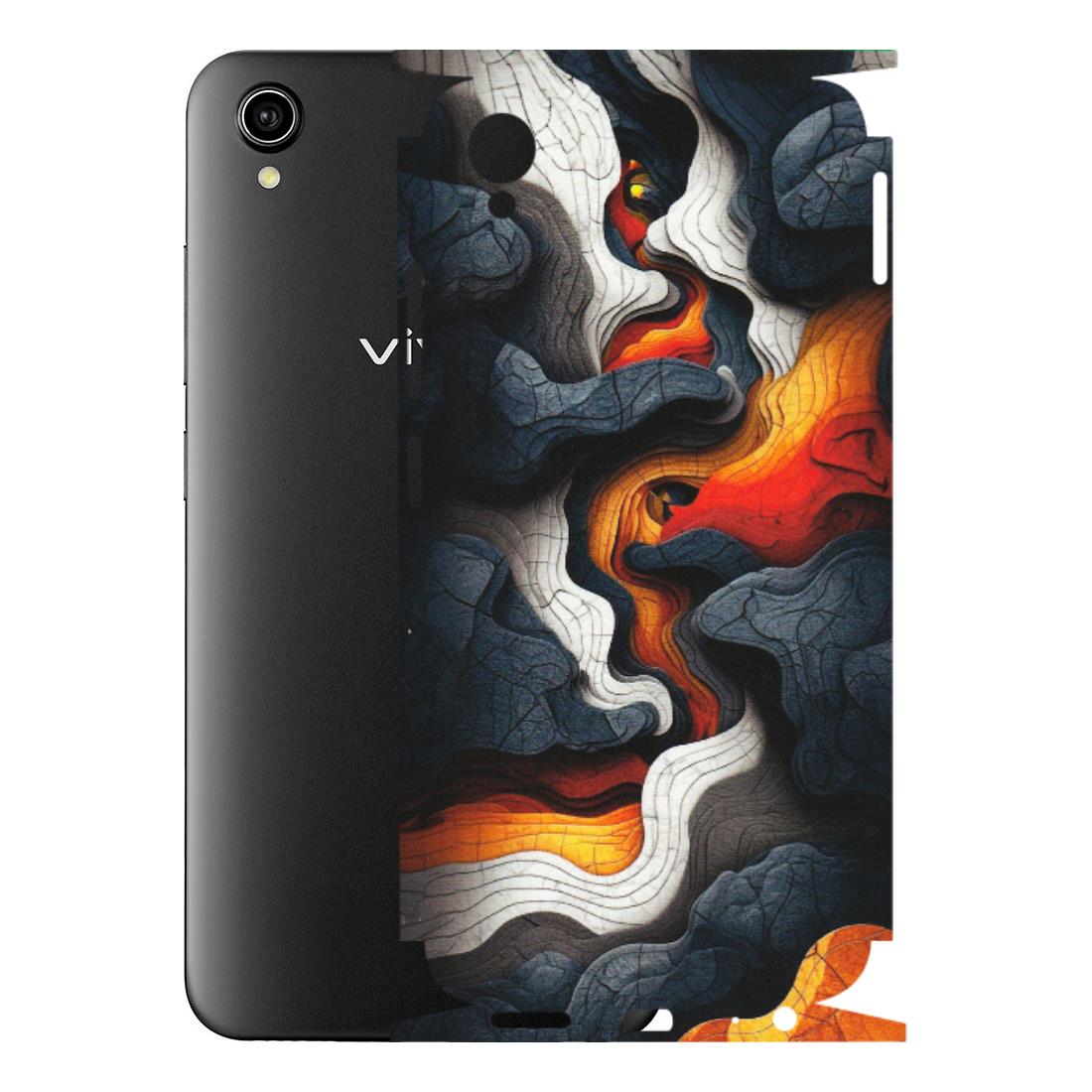 VIVO Y Series Phone Skins (All Models) - Abstract Volcanic Layers - Matte Finish (M-52) Vivo Y90
