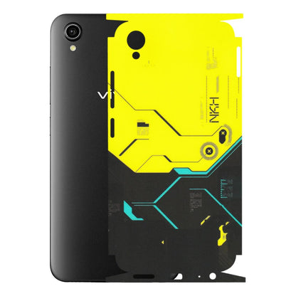 VIVO Y Series Phone Skins (All Models) - Black Yellow Technica - Matte Finish (M-53) Vivo Y90