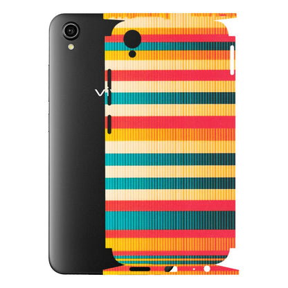 VIVO Y Series Phone Skins (All Models) - Colourful Stripes Soothing Effect - Matte Finish (M-86) Vivo Y90