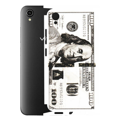 VIVO Y Series Phone Skins (All Models) - 100 Dollar Currency - Transparent Finish (T-01) Vivo Y90