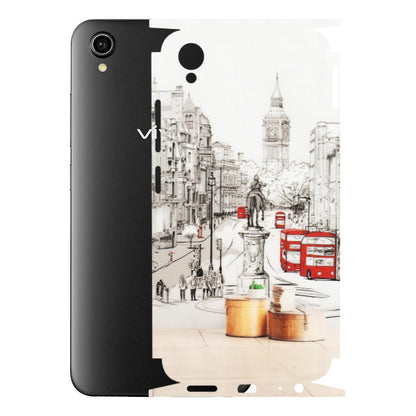 VIVO Y Series Phone Skins (All Models) - London Street - Transparent Finish (T-02) Vivo Y90
