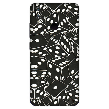 VIVO Y Series Phone Skins (All Models) - Big Black Dices - 3D Embossed Finish (L-106) Vivo Y91