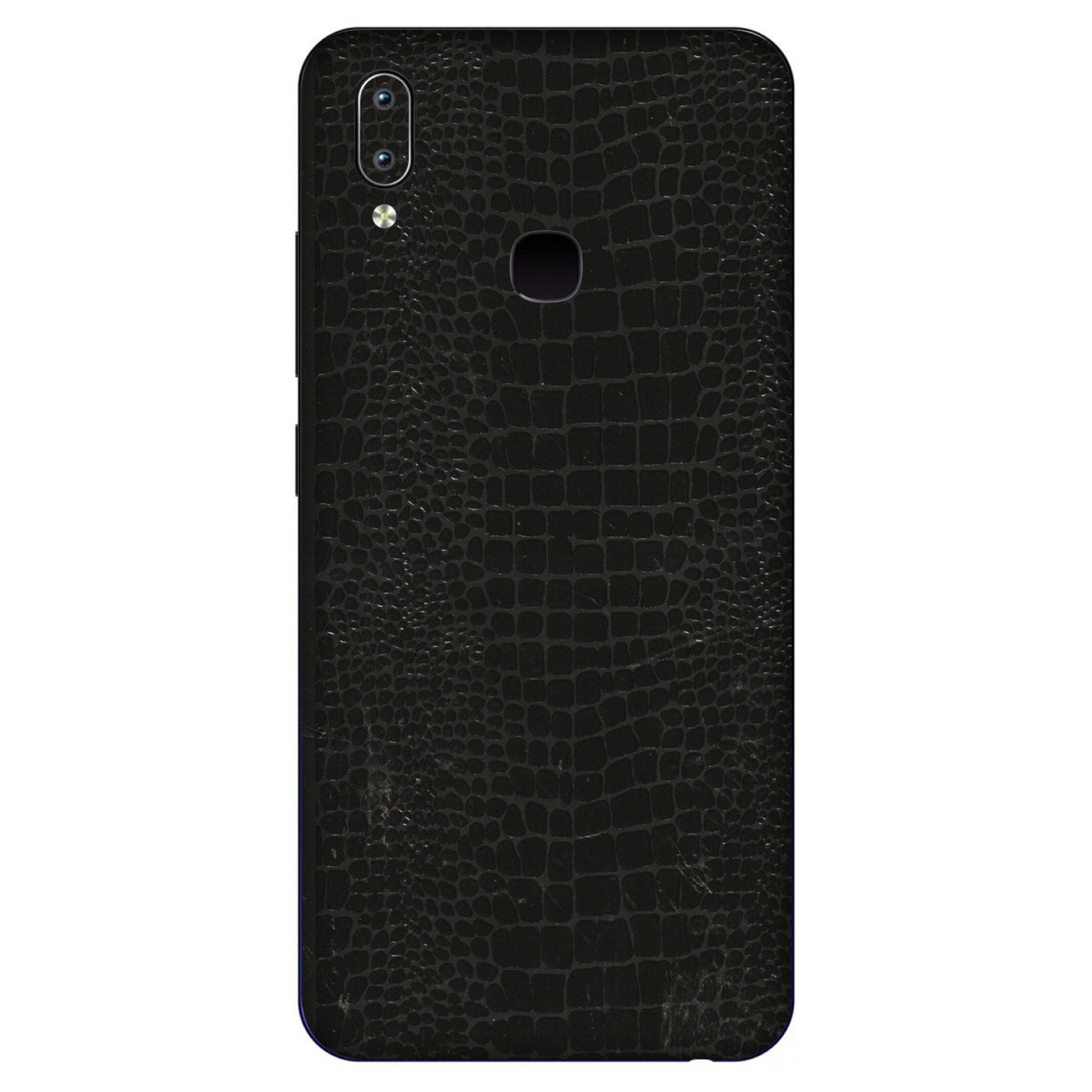 VIVO Y Series Phone Skins (All Models) - Snake Leather Black - 3D Embossed Finish (L-107) Vivo Y91