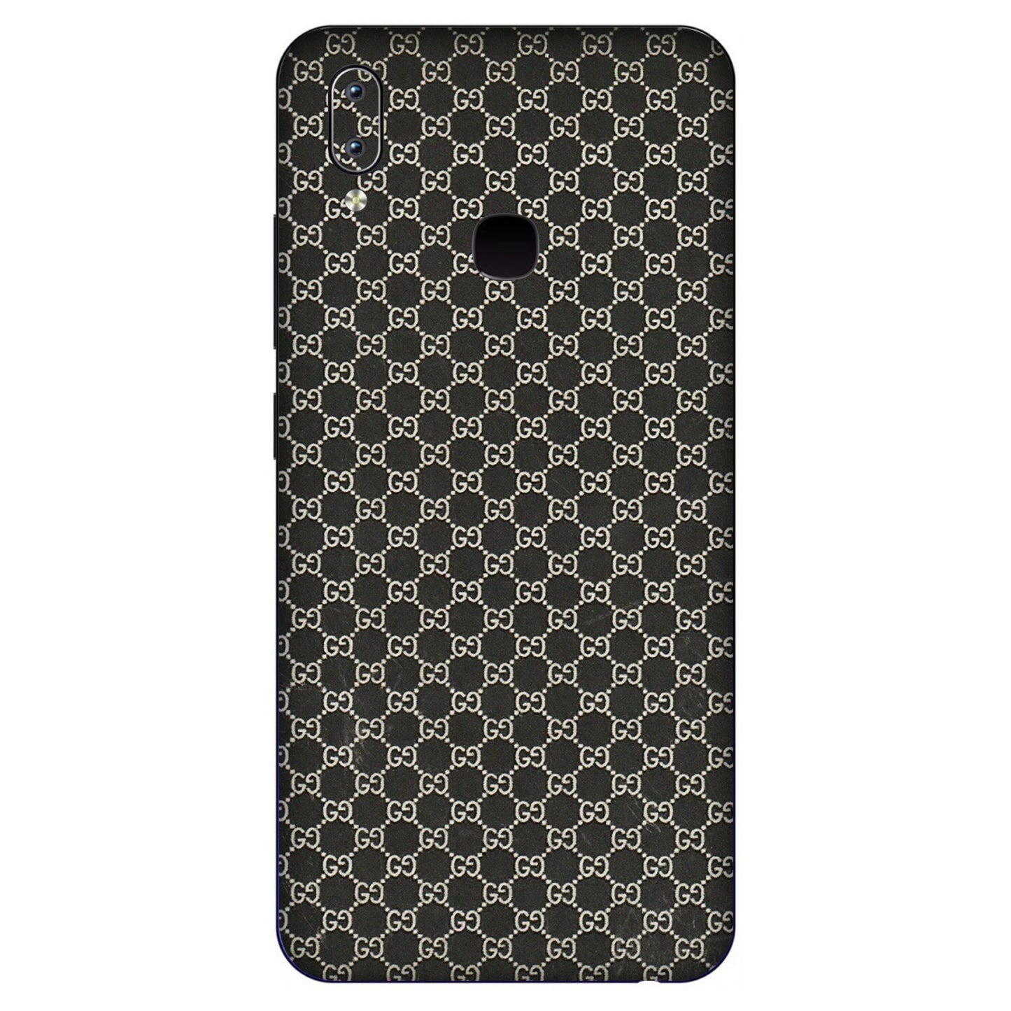 VIVO Y Series Phone Skins (All Models) - Black G Print - 3D Embossed Finish (L-109) Vivo Y91