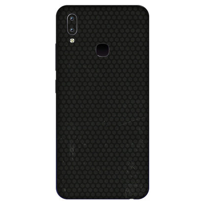 VIVO Y Series Phone Skins (All Models) - Black honeycomb - 3D Embossed Finish (L-114) Vivo Y91