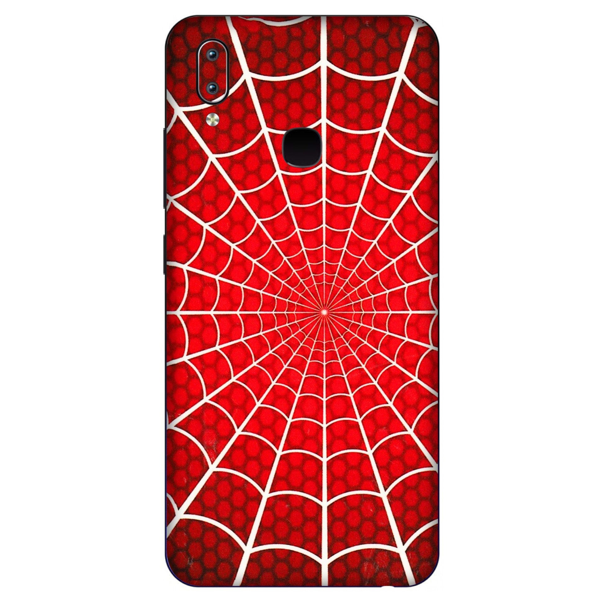 VIVO Y Series Phone Skins (All Models) - Classic Spidey Web - 3D Embossed Finish (L-115) Vivo Y91