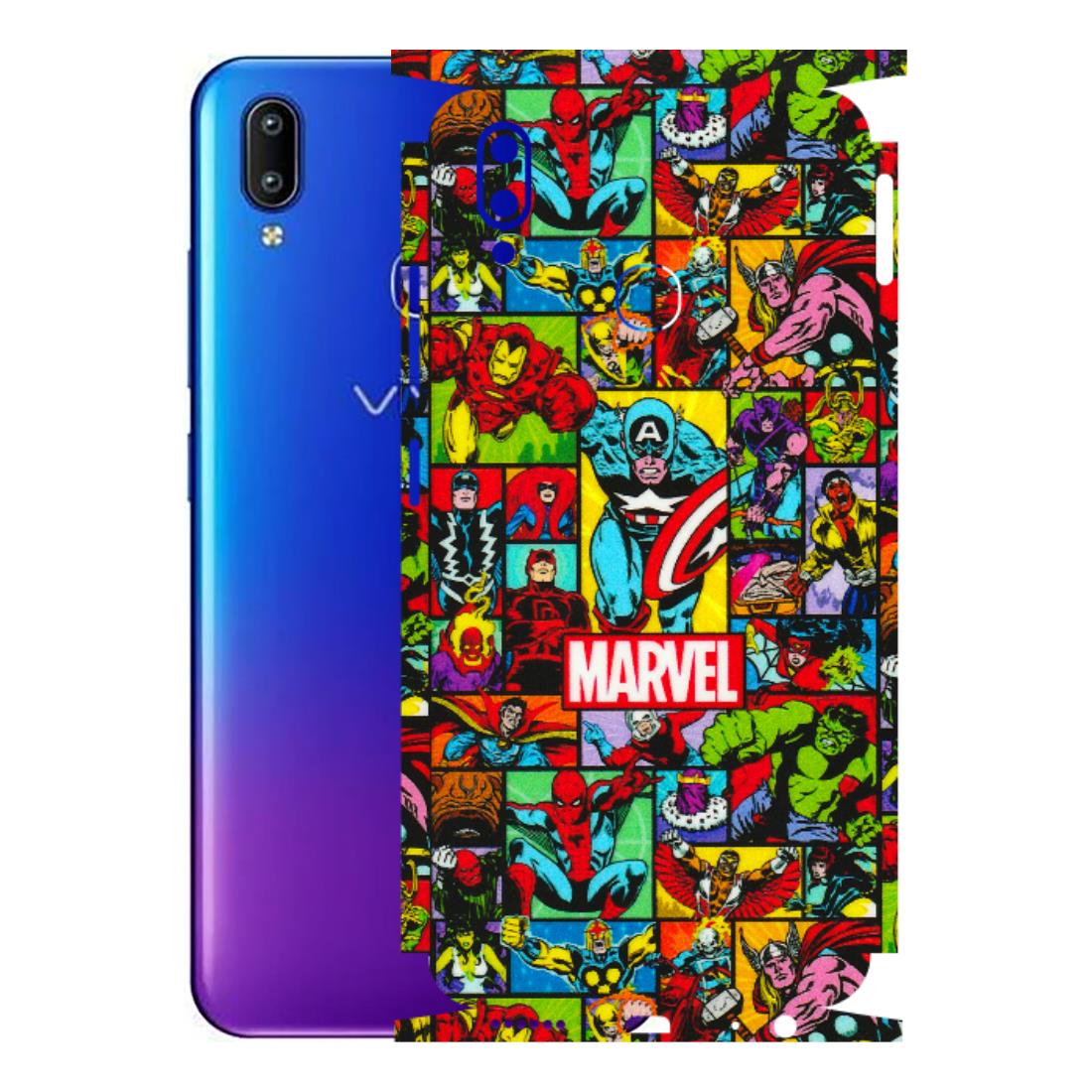 VIVO Y Series Phone Skins (All Models) - MARVELOUS Comic Characters - 3D Embossed Finish (L-129) Vivo Y91