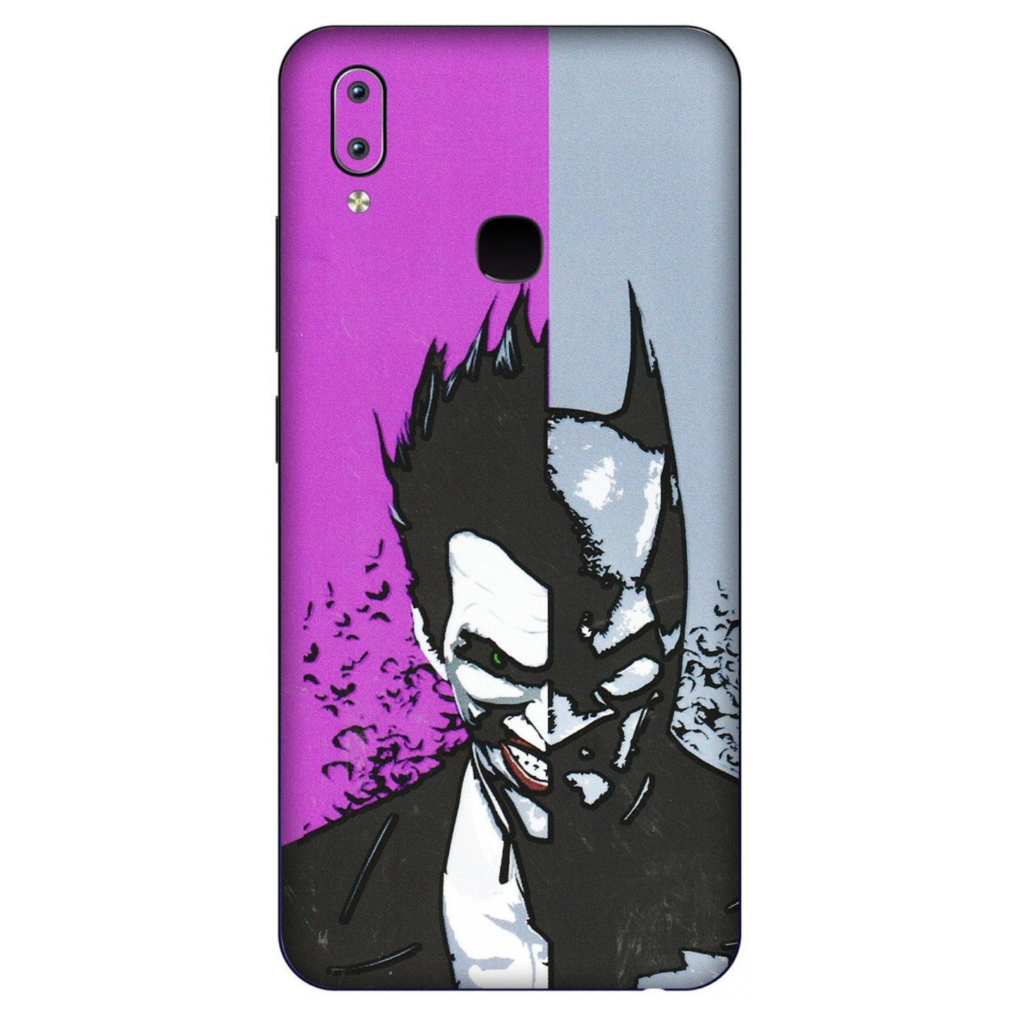 VIVO Y Series Phone Skins (All Models) - Batman & Joker - 3D Embossed Finish (L-143) Vivo Y91