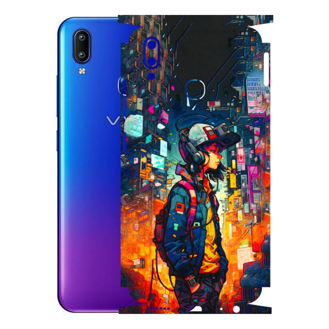 VIVO Y Series Phone Skins (All Models) - Street Anime Guy - 3D Embossed Finish (L-158) Vivo Y91