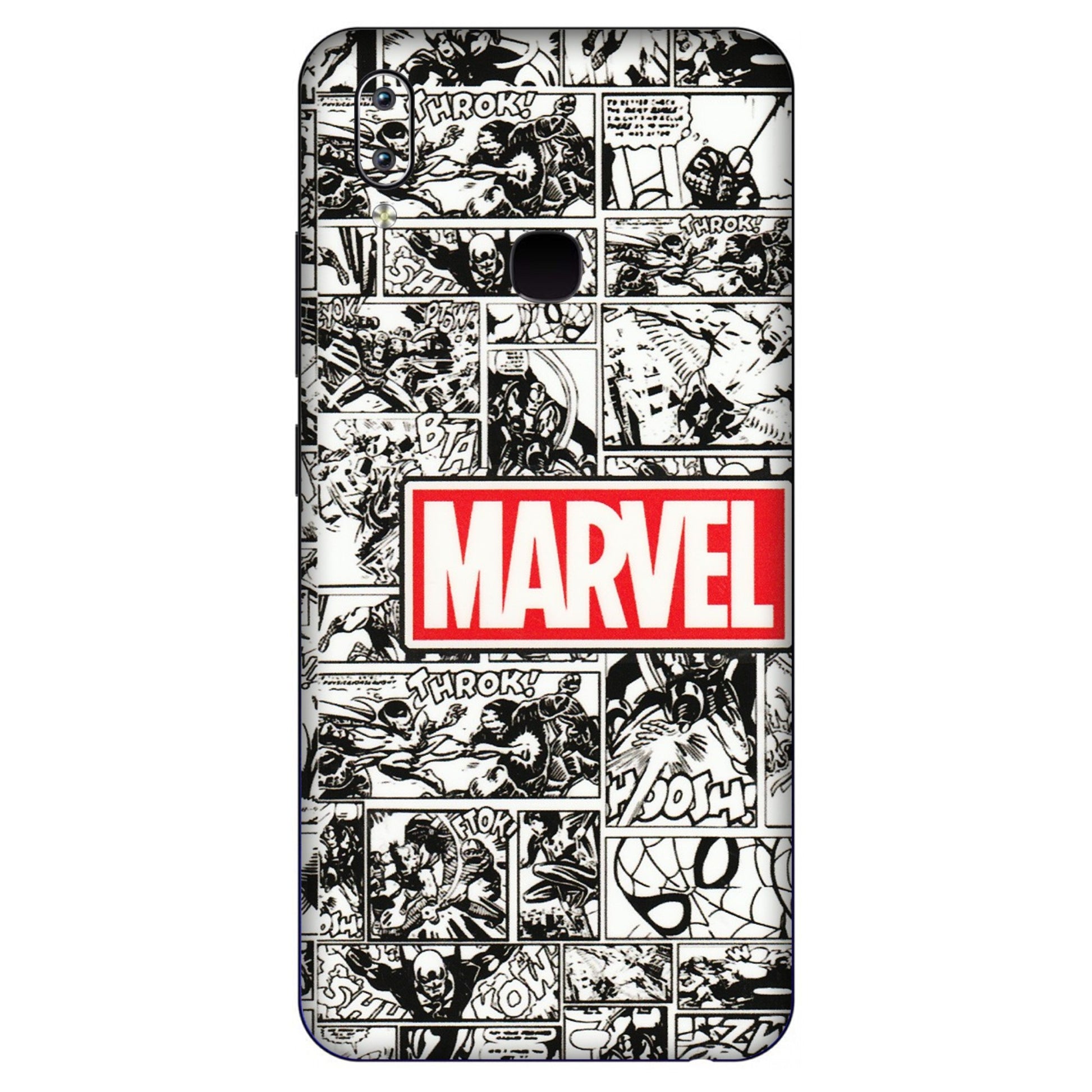 VIVO Y Series Phone Skins (All Models) - Marvel Comic - 3D Embossed Finish (L-171) Vivo Y91