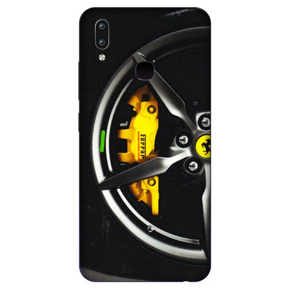 VIVO Y Series Phone Skins (All Models) - Ferrari Wheel Alloy - 3D Embossed Finish (L-173) Vivo Y91