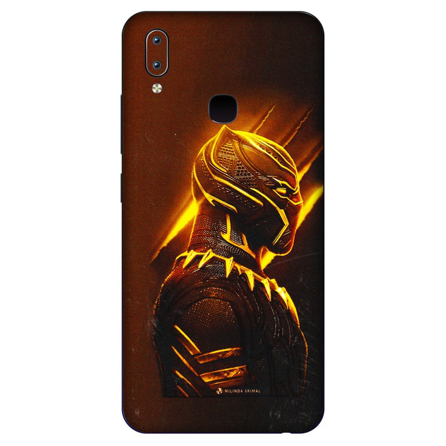VIVO Y Series Phone Skins (All Models) - Gold Black Panther - 3D Embossed Finish (L-181) Vivo Y91