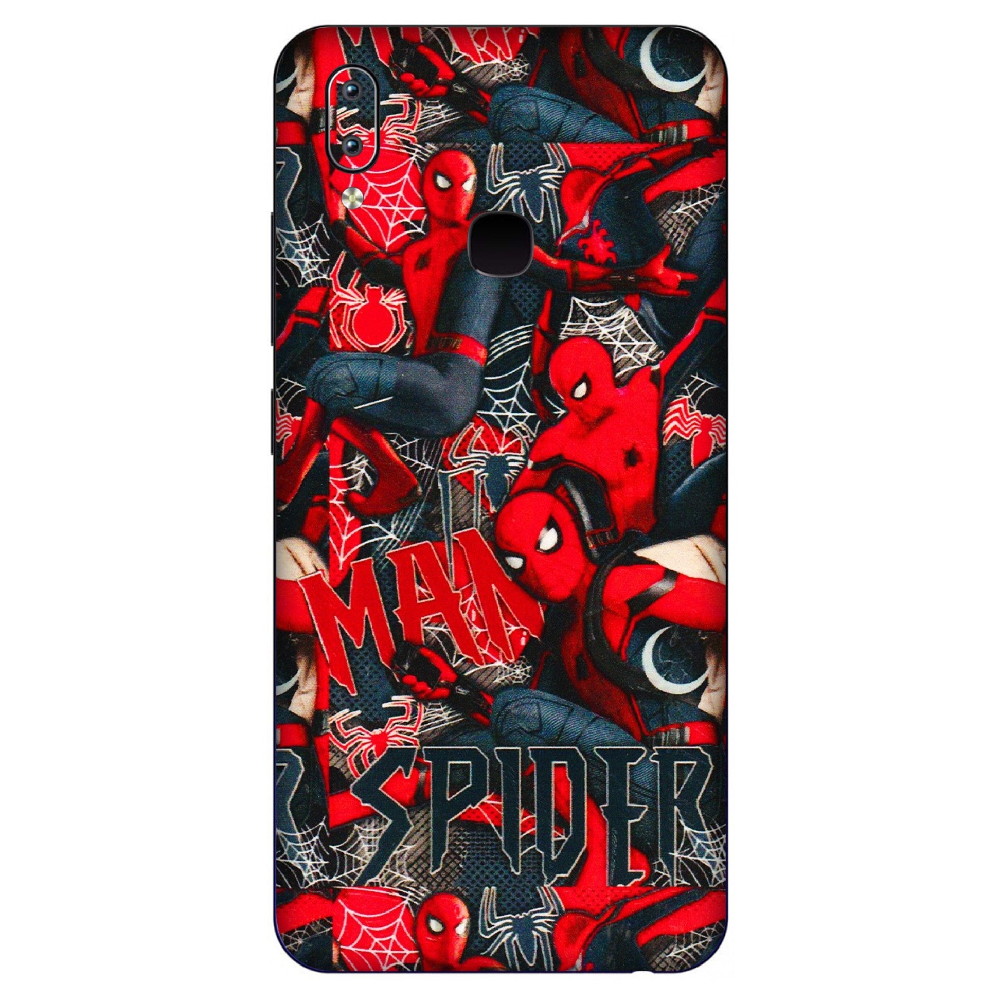 VIVO Y Series Phone Skins (All Models) - SpiderMan Cool - 3D Embossed Finish (L-188) Vivo Y91