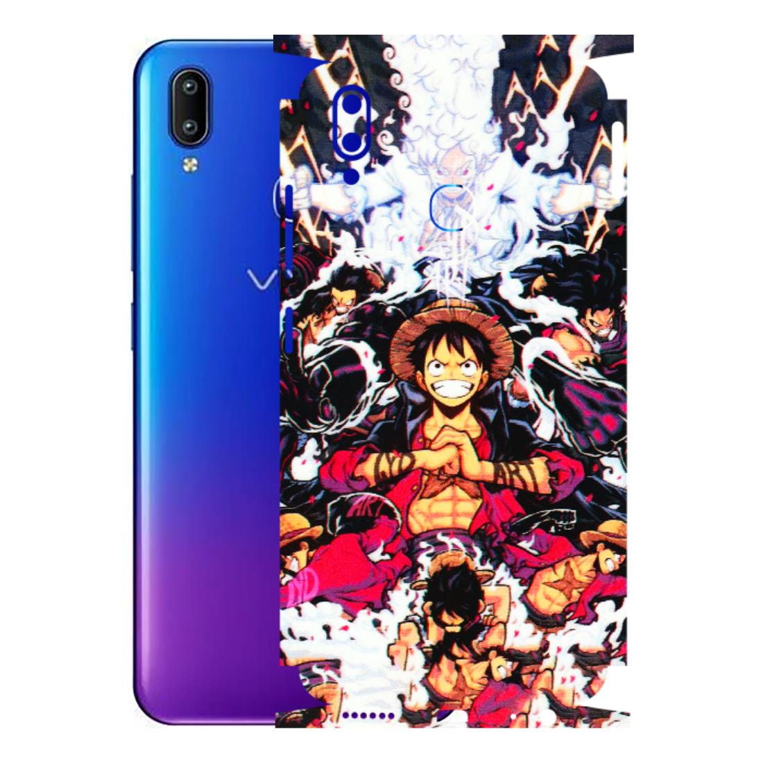 VIVO Y Series Phone Skins (All Models) - Luffy Anime Character - 3D Embossed Finish (L-203) Vivo Y91