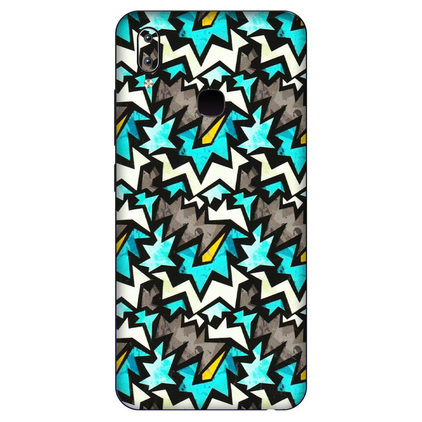 VIVO Y Series Phone Skins (All Models) - Funky Zig Zag - 3D Embossed Finish (L-223) Vivo Y91