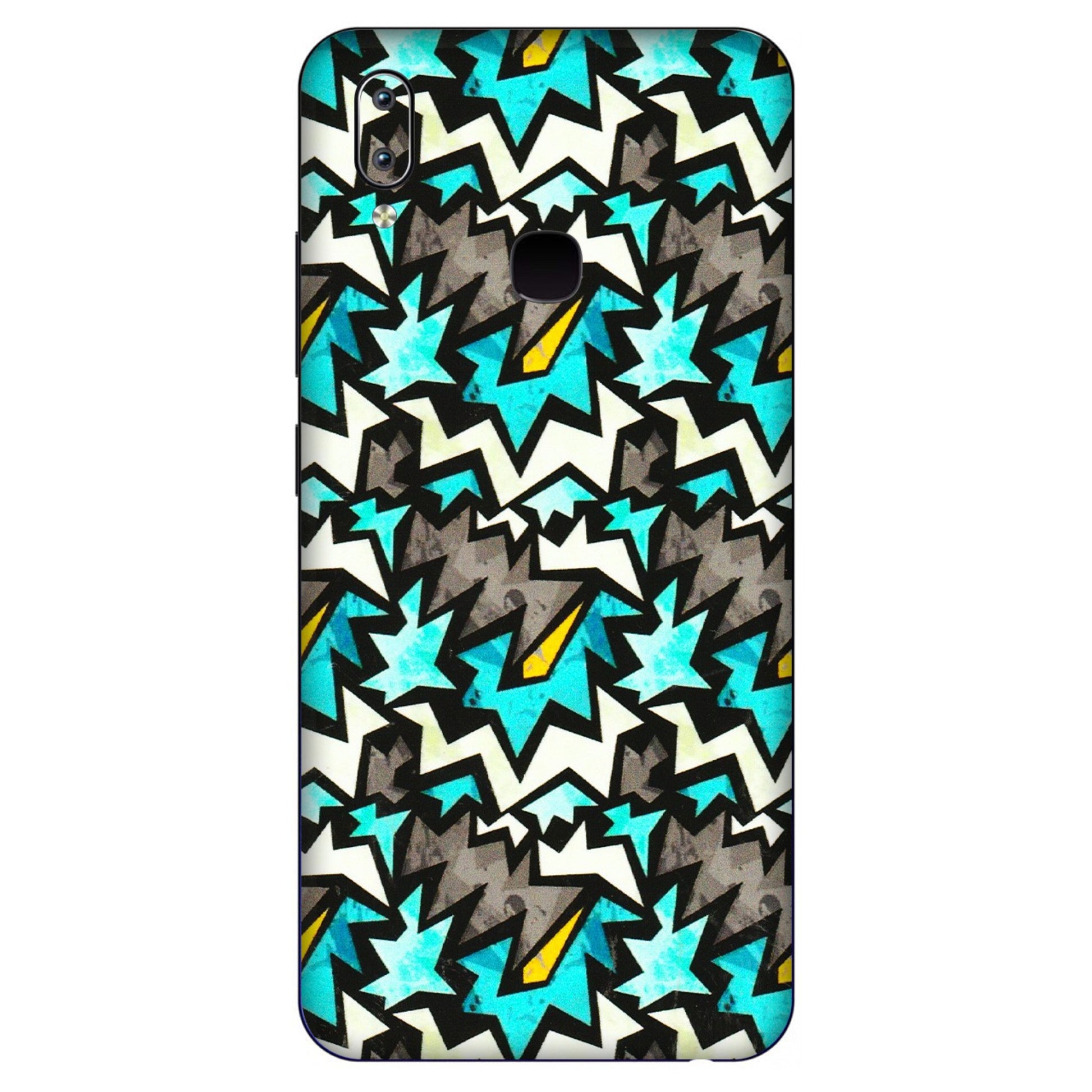 VIVO Y Series Phone Skins (All Models) - Funky Zig Zag - 3D Embossed Finish (L-223) Vivo Y91