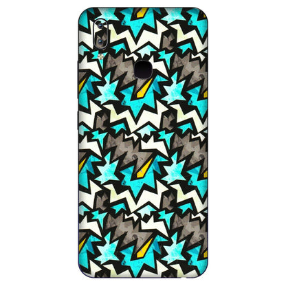 VIVO Y Series Phone Skins (All Models) - Funky Zig Zag - 3D Embossed Finish (L-223) Vivo Y91