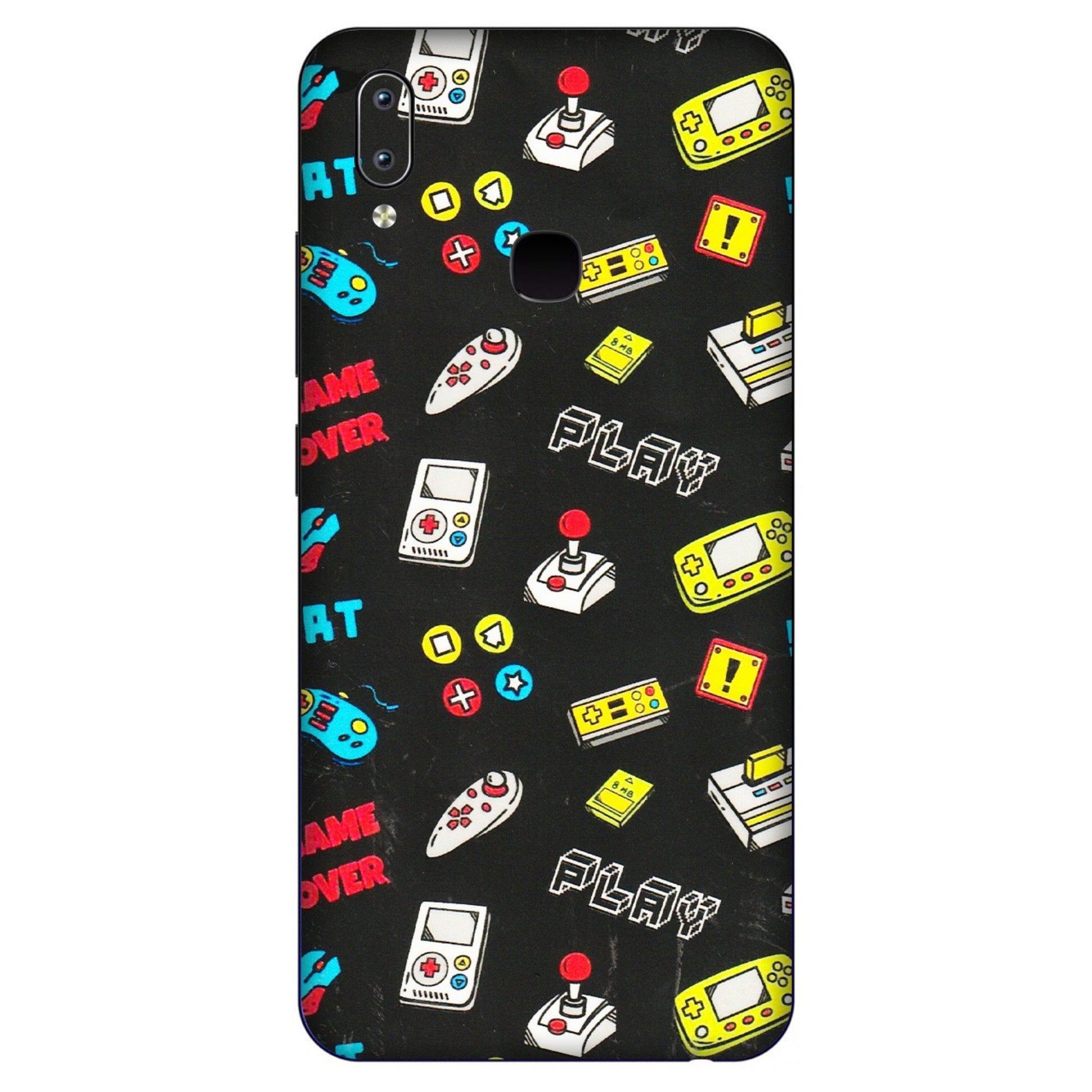 VIVO Y Series Phone Skins (All Models) - Gaming Doodles - 3D Embossed Finish (L-224) Vivo Y91