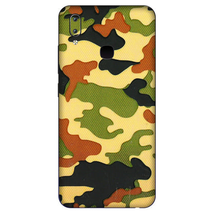 VIVO Y Series Phone Skins (All Models) - Indian Military - 3D Embossed Finish (L-234) Vivo Y91
