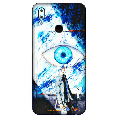 VIVO Y Series Phone Skins (All Models) - Gojo Satoru evil eye - 3D Embossed Finish (L-239) Vivo Y91